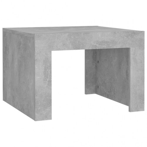 Sofabord i konstrueret træ - 50 × 50 × 35 cm, betongrå