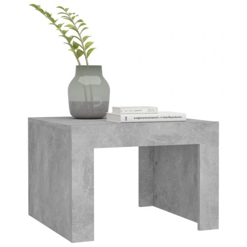 Sofabord i konstrueret træ - 50 × 50 × 35 cm, betongrå