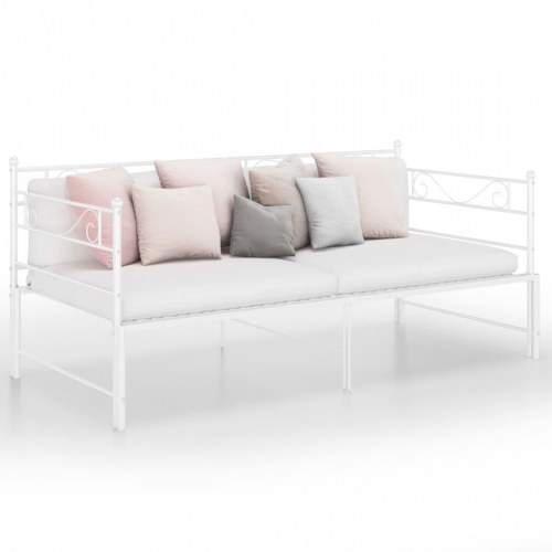 Sengestel til udtræksseng 90 x 200 cm - hvid
