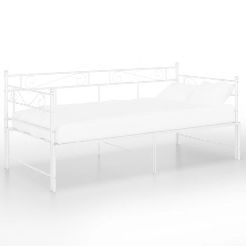 Sengestel til udtræksseng 90 x 200 cm - hvid