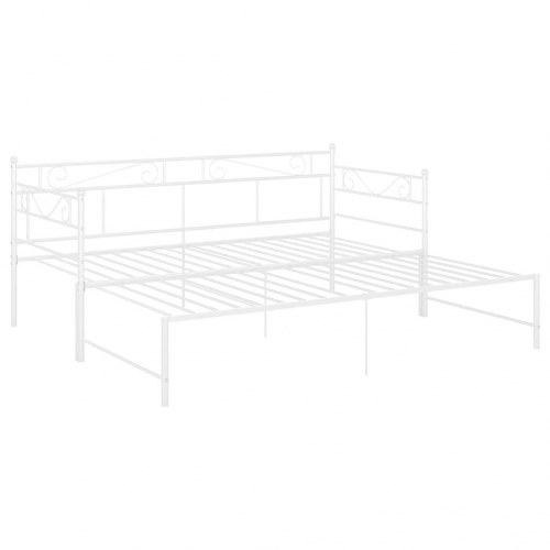 Sengestel til udtræksseng 90 x 200 cm - hvid