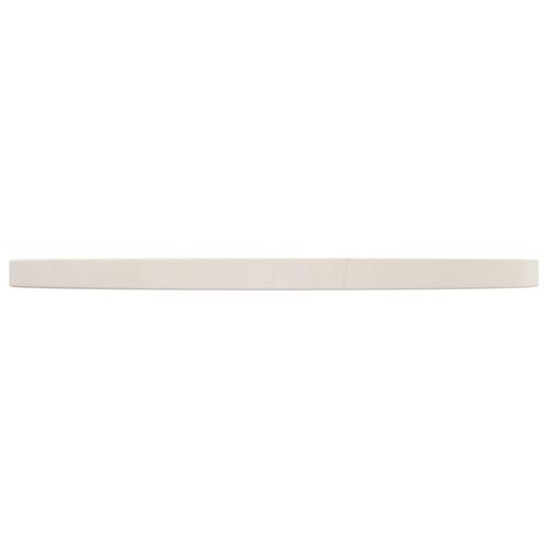 Bordplade hvid Ø50x2,5 cm massivt fyrretræ