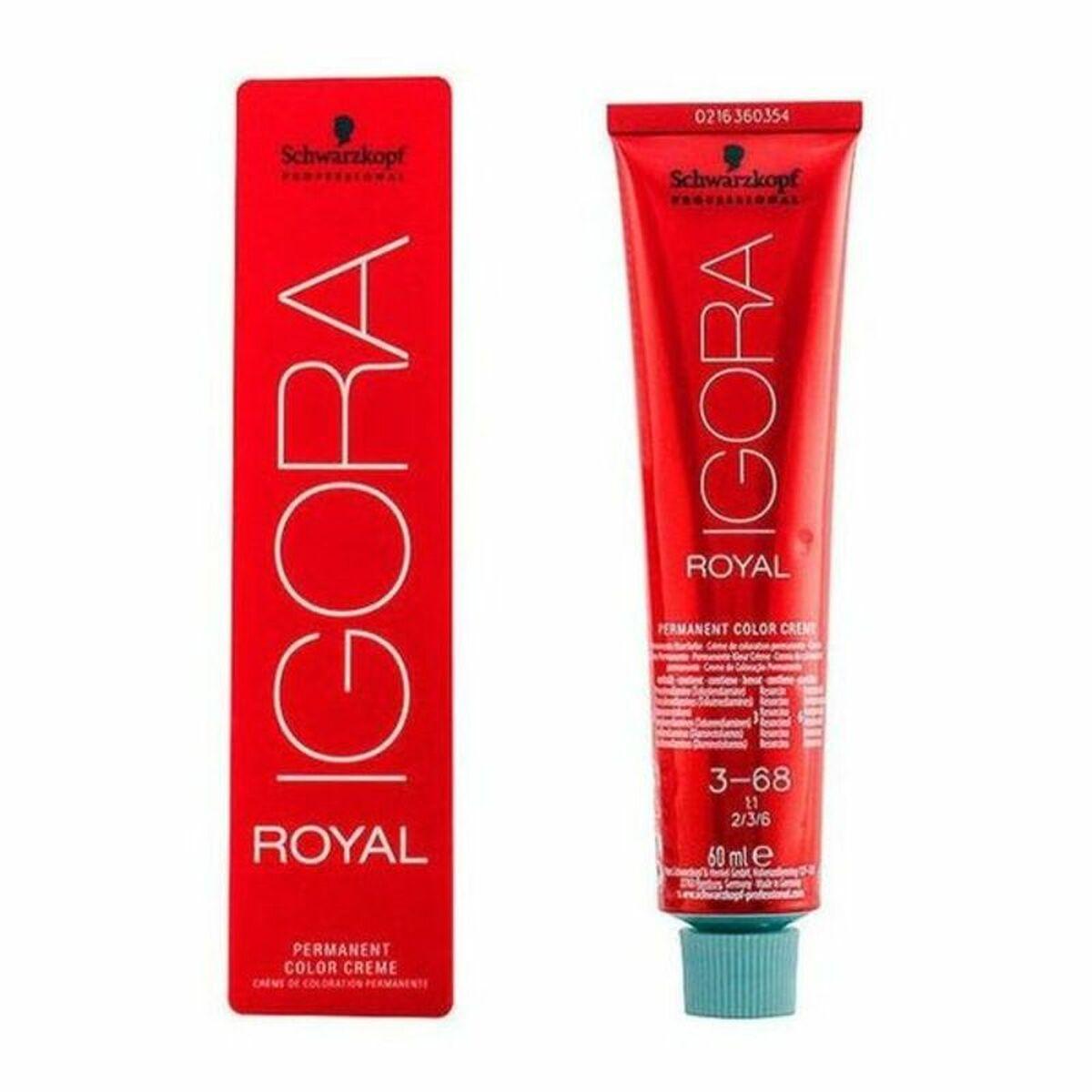 Hårfarve permanent Schwarzkopf Igora Royal 3-68 - 60 ml