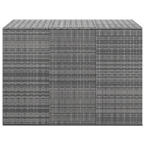 Hyndeboks 145x100x103 cm polyrattan grå