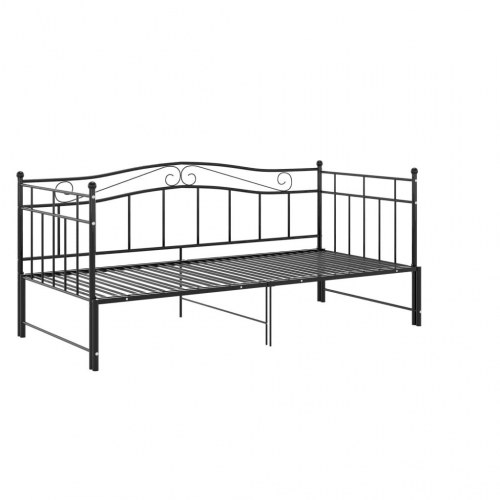Sengestel til udtræksseng 90 x 200 cm - sort