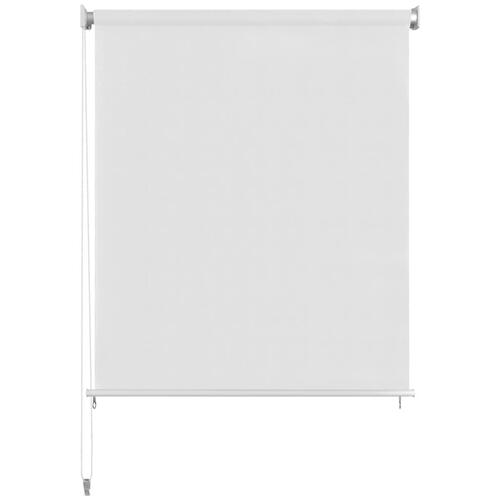 Udendørs rullegardin 120 x 230 cm hvid