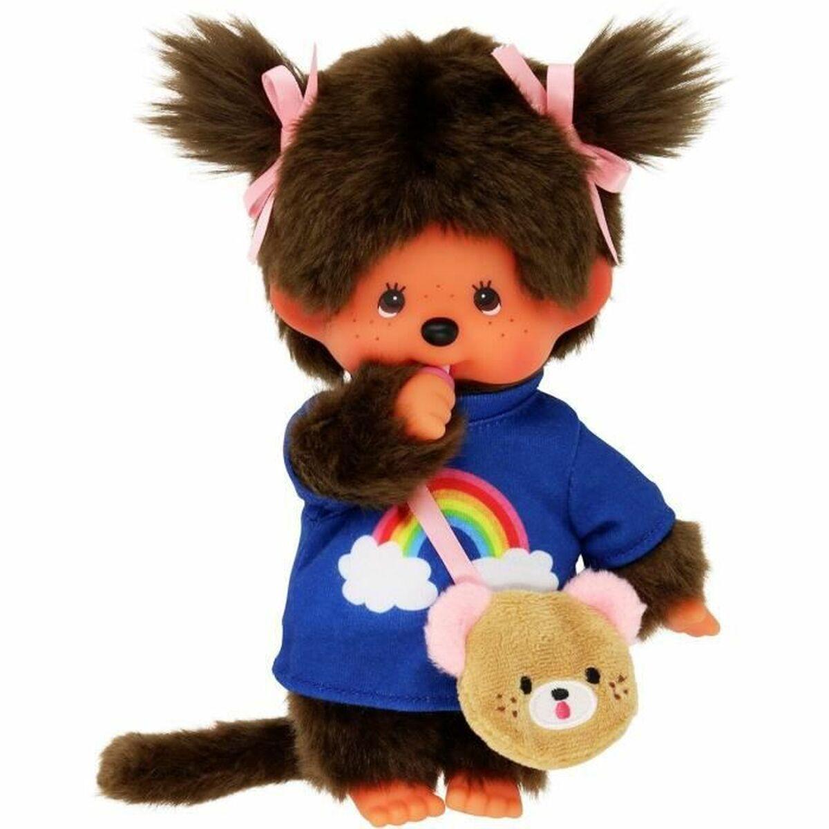 Bamse Bandai Regnbue Plastik 20 cm