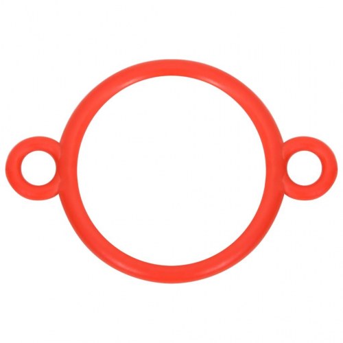 Trafikkeglesæt med 10 m kæde rød og hvid