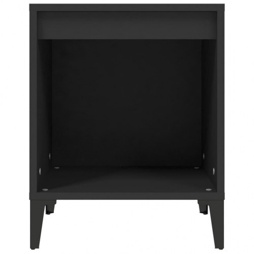 Sengebord 40x35x50 cm sort