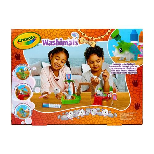 Playset Washimals Dinos Set Jurásico Crayola Washimals Dinosaurs Håndværksspil