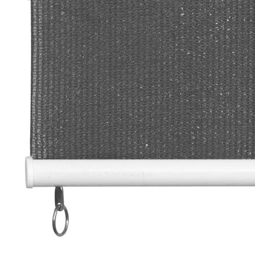 Udendørs rullegardin 100 x 230 cm antracitgrå