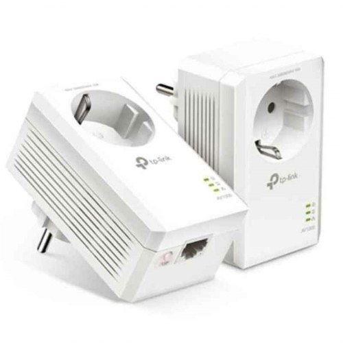 TP-Link TL-PA7017P KIT powerline med passthrough - Gigabit, 300 m rækkevidde (2 stk)