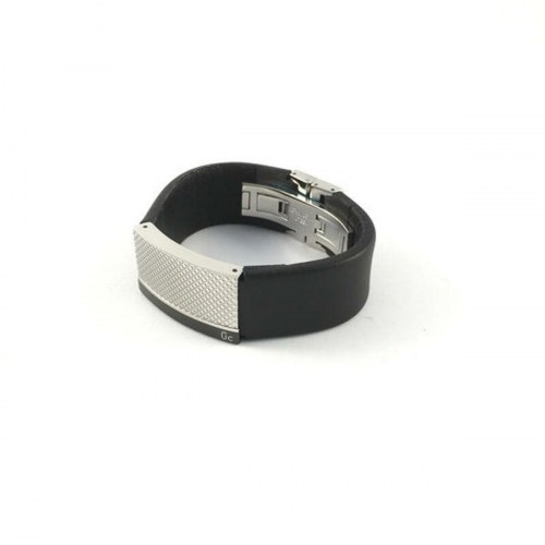 Guess armbånd til mænd CMB70716, sort/sølv, 15 cm