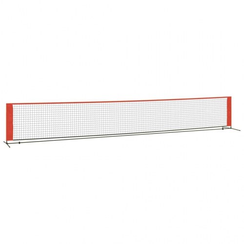 Tennisnet 600x100x87 cm polyester sort og rød