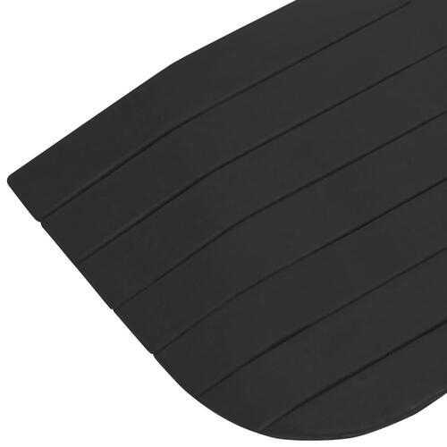 Dørtrinsramper 2 stk. 110x21x2,5 cm gummi