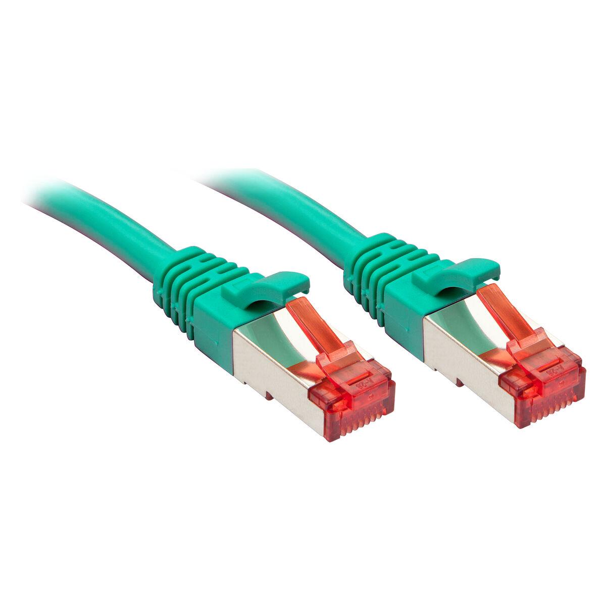 LINDY Cat6 UTP netværkskabel, 5 m - grøn/sort, RJ45 han-han