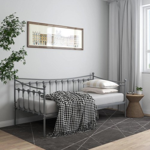 Sengestel til udtræksseng 90 x 200 cm - grå