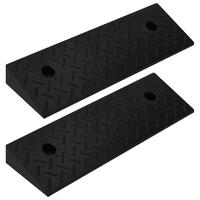 Kantstensramper 2 stk. 50x17,5x5 cm gummi