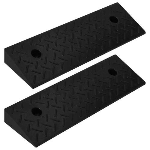 Kantstensramper 2 stk. 50x17,5x5 cm gummi