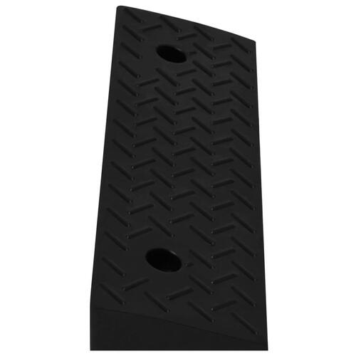 Kantstensramper 2 stk. 50x17,5x5 cm gummi