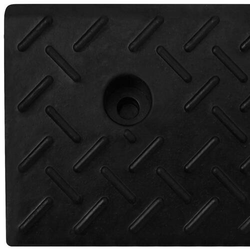Kantstensramper 2 stk. 50x17,5x5 cm gummi