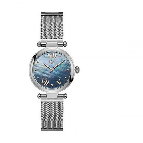 GC dameur Y31001L7, sølv - Ø 32 mm, blå skive