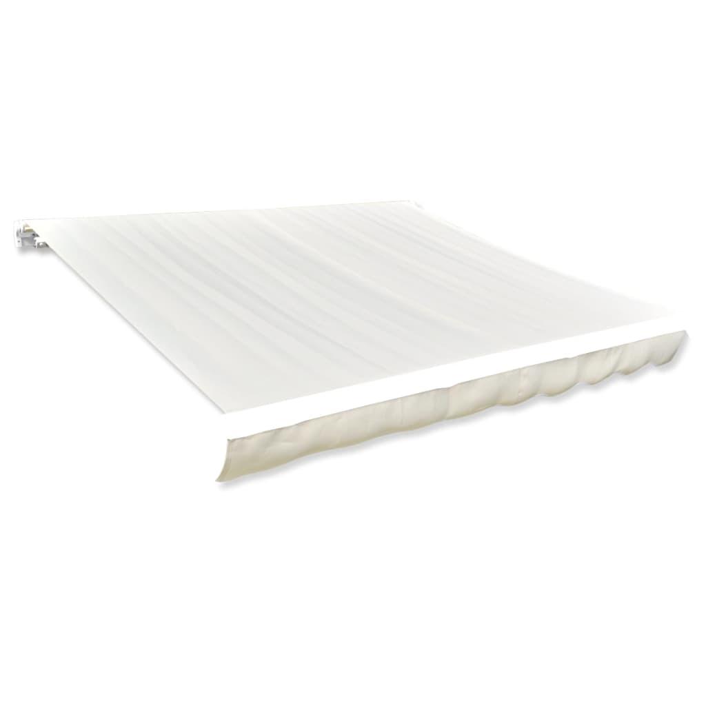 Markisedug 500x300 cm cremefarvet