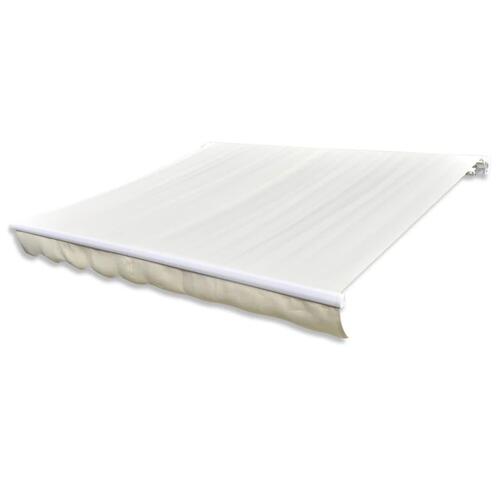 Markisedug 500x300 cm cremefarvet