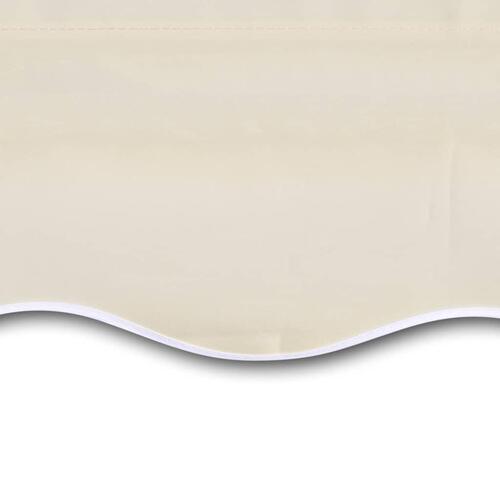 Markisedug 500x300 cm cremefarvet