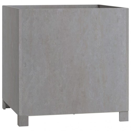 Plantekasse med ben 49x47x50 cm cortenstål rustfarvet