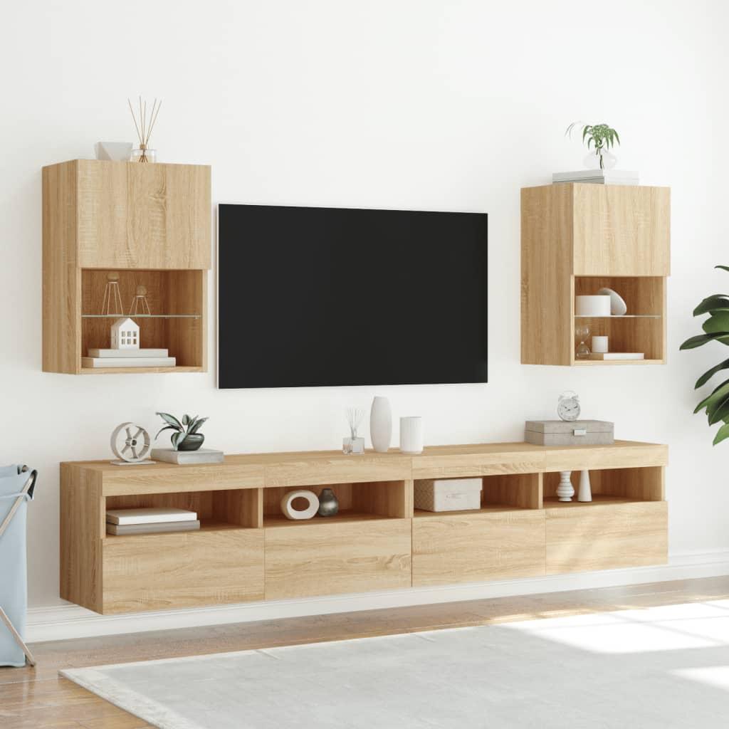 Borde Med Led Lys Stk 5x30x60 Sonoma