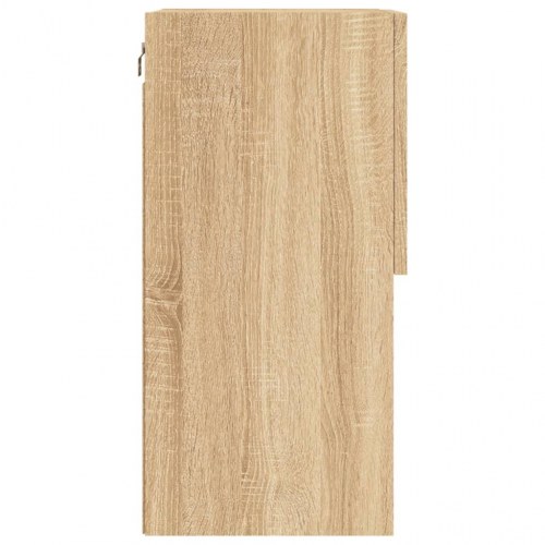 Tv-borde med LED-lys 2 stk. 40,5x30x60 cm sonoma-eg