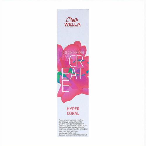 Permanent Farve Wella Color Fresh Create Hyper Coral Koral (60 ml)
