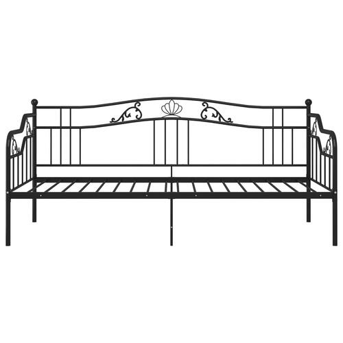 Sengestel til sovesofa 90x200 cm metal sort