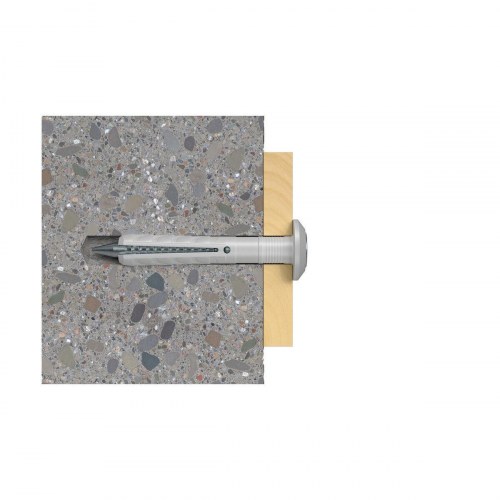 Fischer rawplugs og skruer 50339 7P - 6 × 40 mm, 50 stk.