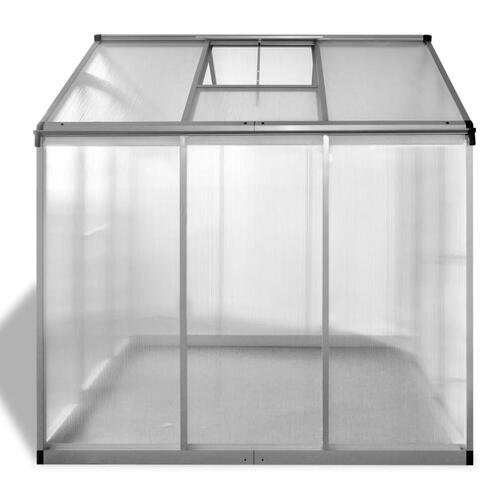 Drivhus 3,46 m² forstærket aluminium