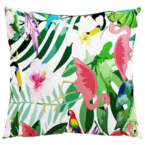 Pyntepuder 4 stk. 40x40 cm stof flerfarvet