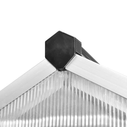 Drivhus 10,53 m² forstærket aluminium