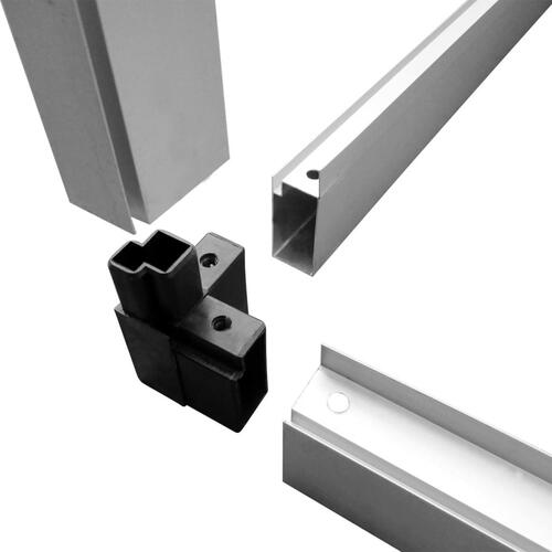 Drivhus 10,53 m² forstærket aluminium