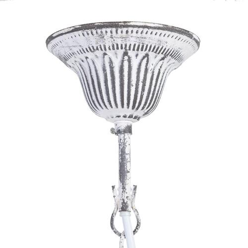 Loftslampe 58 x 58 x 104 cm Sort Metal Hvid Vintage Ø 15 cm