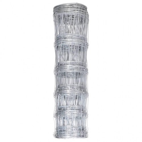 Havehegn 50x0,8 m galvaniseret stål sølvfarvet