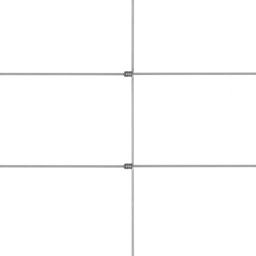 Havehegn 50x0,8 m galvaniseret stål sølvfarvet