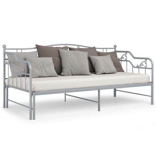 Sengestel til udtræksseng 90 x 200 cm - grå