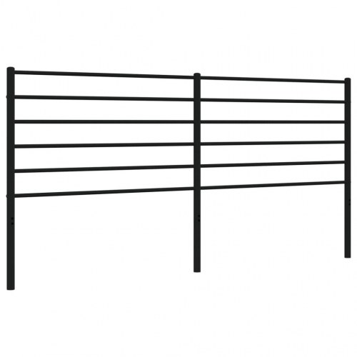 Udskiftningsgavl i metal 193 cm - sort
