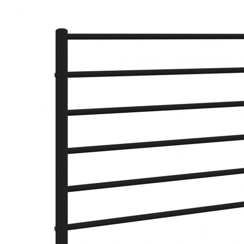Udskiftningsgavl i metal 193 cm - sort