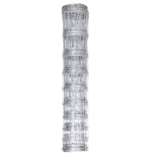 Havehegn 50x1 m galvaniseret stål sølvfarvet