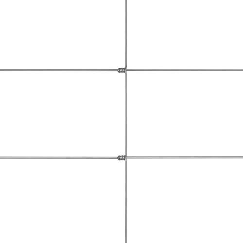 Havehegn 50x1 m galvaniseret stål sølvfarvet