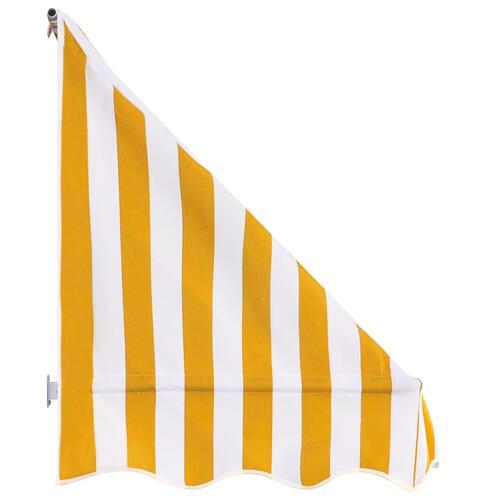 Bistromarkise 300 x 120 cm orange og hvid