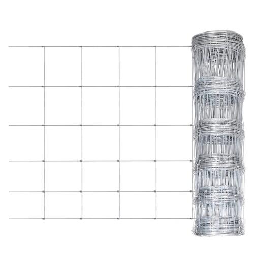 Havehegn 50x1,5 m galvaniseret stål sølvfarvet
