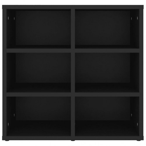 Skoreoler - 2 stk. væg- eller gulvmontering, 52,5×30×50 cm, sort